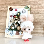 s様ご注文品『ミニアニマルドール♡白ドレスのウサギちゃん♪』 
