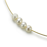 18粒売り 淡水真珠　ポテト3mm　ホワイト