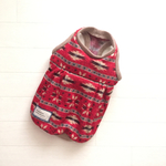 【Sサイズ】ぬくぬくフリースのニットタンク(レッド)