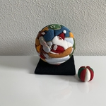 【クリスマス 12月】きめこみ手まり　サンタのプレゼント