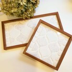 専用出品◎オーダー品◎ホワイトコラベルトレー2点