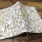 文庫本ブックカバー＊サラリーマンねこ