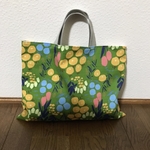北欧　お花がいっぱいレッスンバッグ