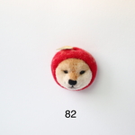 [82］柴犬マグネット（柴りんご）
