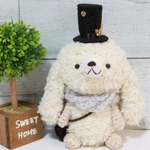 たれ耳うさぎのあみぐるみ(クリーム)