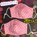 ★幼児さんサイズの立体マスク★ 2枚セット！！