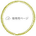 ☆a様オーダー専用ページ☆