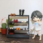 ねんどろいどどーるサイズのシューズラック