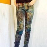水面 skinny pants リメイク