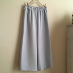 カシミヤウールPBで作ったワイドパンツ
