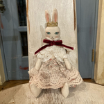 【youchien006様専用】Le Lapin  Porte-Bonheur  リバティファブリックス　フェリシテ　の服を着たうさぎ　　