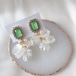 《再販》Emerald(エメラルド)ピアス/イヤリング