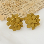オリーブグリーンの花束　 イヤリング or　ピアス
