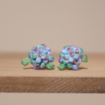 イヤリング*　ニジイロ紫陽花