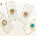【全機種対応】キラキラシンプル綺麗*゜ スマホリング付きスマホケース AQUOS/Xperia/GALAXY/Android多機種対応/iPhoneケース