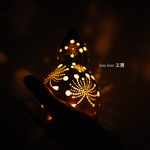 mini 電池式LED　綿毛