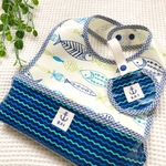 オーダー品☆お食事エプロン＊サカナ＊かわいい♡