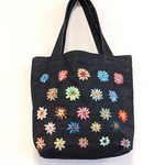 花火のお花　刺繍バッグ