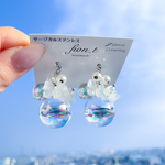 White Flower ピアス・イヤリング