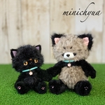 【nekosukimiya様 専用】ペットなパンダねこ&絶壁ねこちゃん🐾あみぐるみ