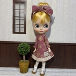 桃色ワンピ ブライスサイズ