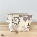 ファブリックバスケット 北欧 草花 (sasakit様オーダー商品)