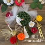 つまみ細工　髪飾り　♥️緑　豪華セット♥️
