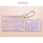 2セットのみ♫カード×6ケースセット♥輸入ベッツィ ローズビュヴァール♡持ち手つきダブルファスナーのポーチ