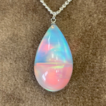🌈琉球の海オパールリバーシブル両面ペンダント🌈