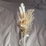 パンパスグラスのオフホワイト  スリムスワッグ　アネモネ　45cm