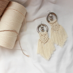  \ 大人のmacramé / silver ring × Dalmatian