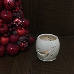 アロマキャンドルポット/茶香炉　（ザトウクジラA　プレゼント　おうち時間　リラックス　ホワイトデー）