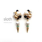 white pearl × gold