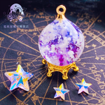 【雲レジン】ソライロ廻り-宵闇- ver.球　1.5cm　空　標本