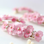 桜とbijouのヘアバレッタ
