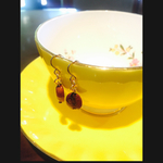 本物コーヒー豆のピアス(両耳)