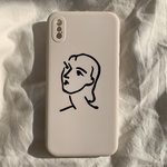 女のお顔(select商品) スマホケース iPhoneケース