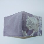 薔薇刺繍 抗ウイルス生地を中地に使用
