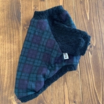 犬服　ブラックウォッチトレーナー