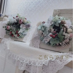 ❁︎即購入ok 置き型  ドライフラワー紫陽花リースg
