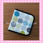 Dolce★ハンドメイド★北欧ドット柄DVD/CDメディアケース★WH
