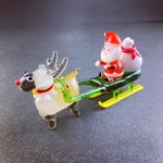 xmasサンタ&トナカイセット❄️ガラス細工