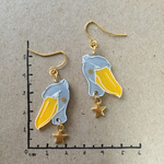 星揺れる☆ハシビロコウさんのピアス