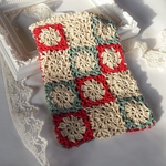 かぎ針編み ミニ巾着ポーチver.2(クリスマス色)