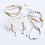 030 【little】オリオン座とカシオペア座のピアス　イヤリング