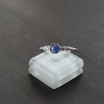 ブルーサファイア　エンベリッシュリング　SILVER925