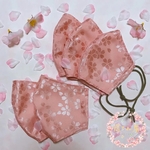 小さめマスク  マスク  立体マスク  抗菌防臭加工  桜  ピンク  上品マスク  シンプルマスク  オールシーズンマスク