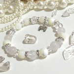 ❤️新作『 White love 』パワーストーンブレスレット♡