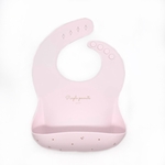 NEW シリコンビブ(お食事スタイ)ペールピンク
