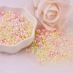 300個♡イエローピンク系穴無しパールアソート♡